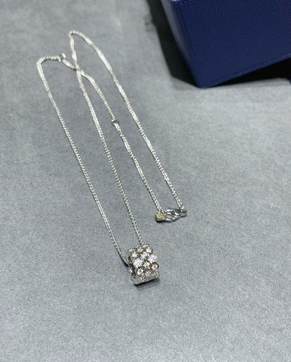 [Echo Fine ]BEE LOVE DIAMOND PAVED 3 ROW NECKLACE