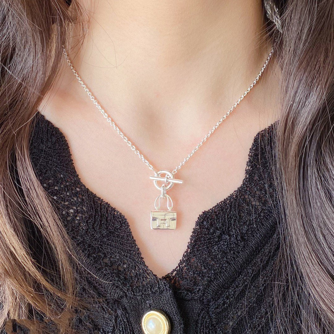 [Echo Fine ]CONSTANCE PEDANT SILVER NECKLACE