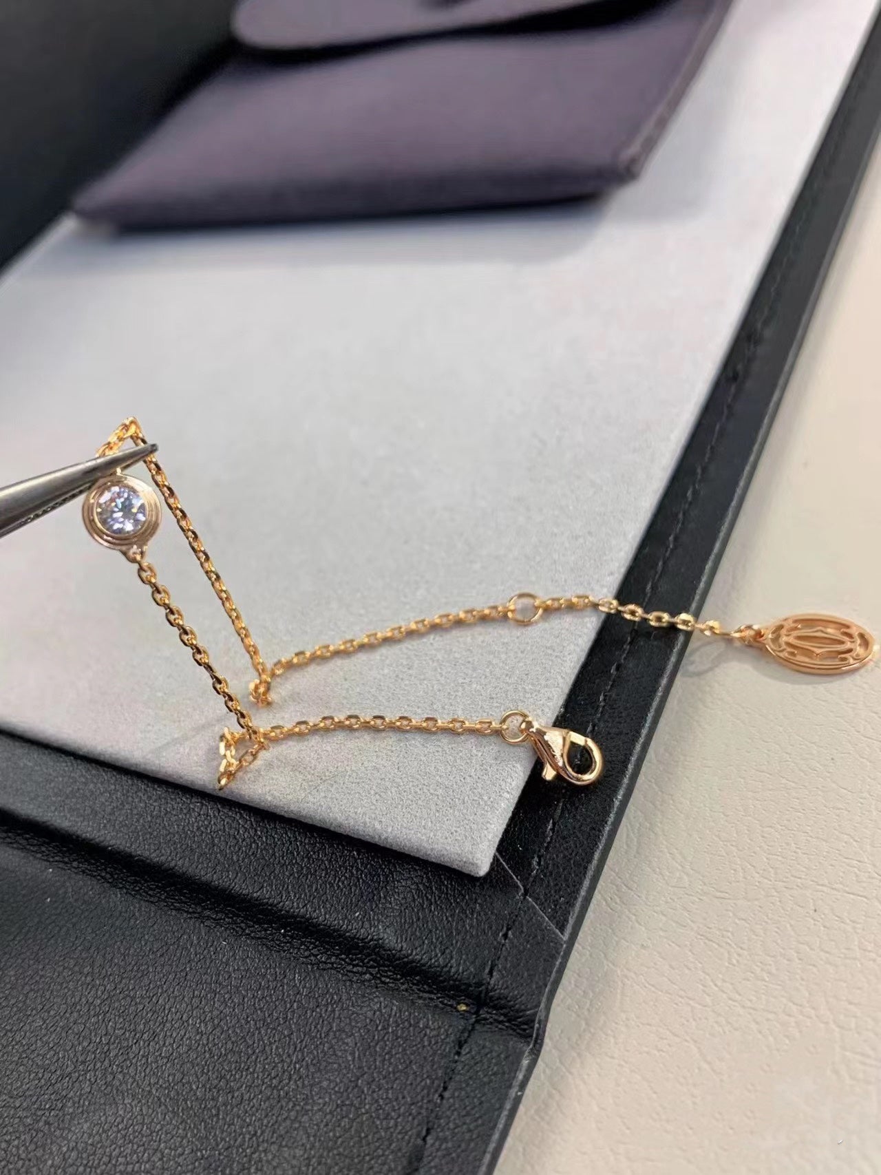 [Echo Fine ]DAMOUR DIAMOND LINK BRACELET