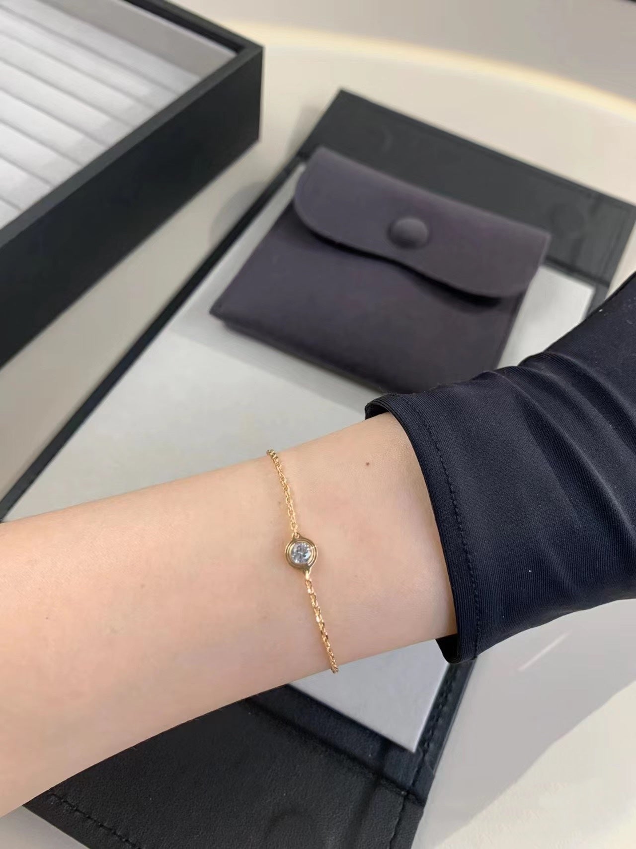 [Echo Fine ]DAMOUR DIAMOND LINK BRACELET