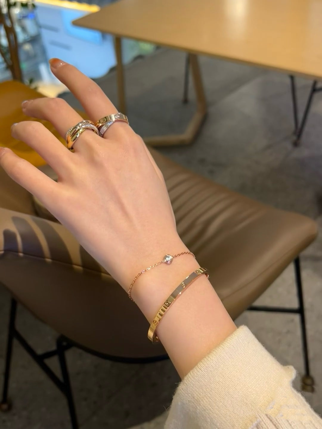 [Echo Fine ]DAMOUR DIAMOND LINK BRACELET