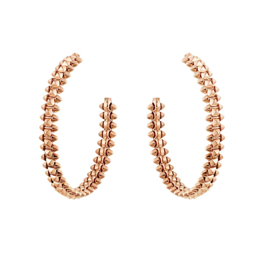 [Echo Fine ]CLASH LARGE HOOP EARRINGS