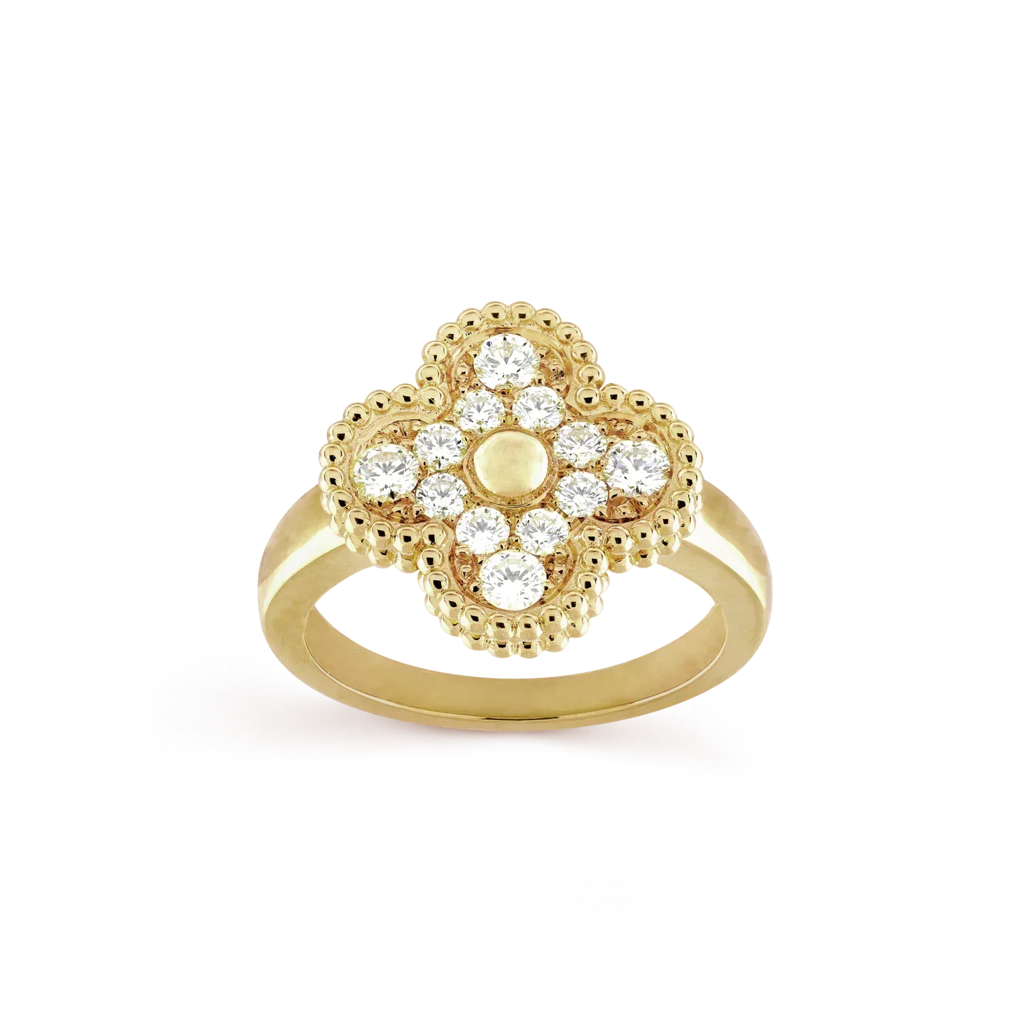 [Echo Fine ]CLOVER DIAMOND RING