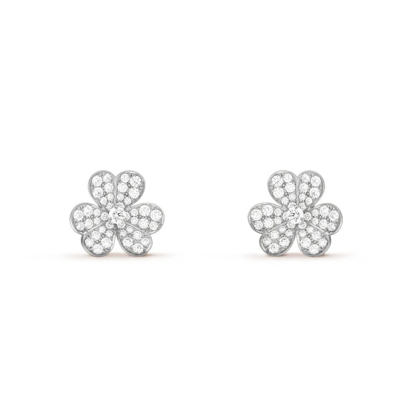 [Echo Fine ]CLOVER COMOS DIAMOND EARRINGS SILVER