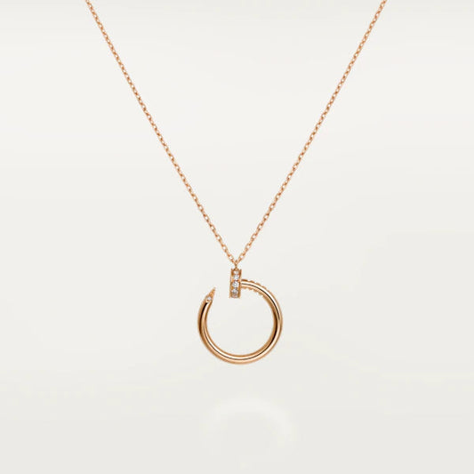 [Echo Fine ]JUSTE NECKLACE PINK GOLD