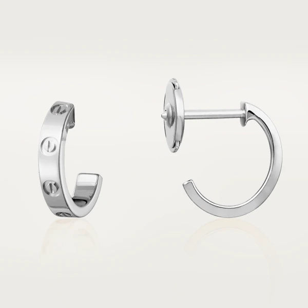 [Echo Fine ]LOVE EARRINGS 2.65MM SILVER