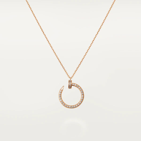 [Echo Fine ]JUSTE NECKLACE PINK GOLD DIAMONDS