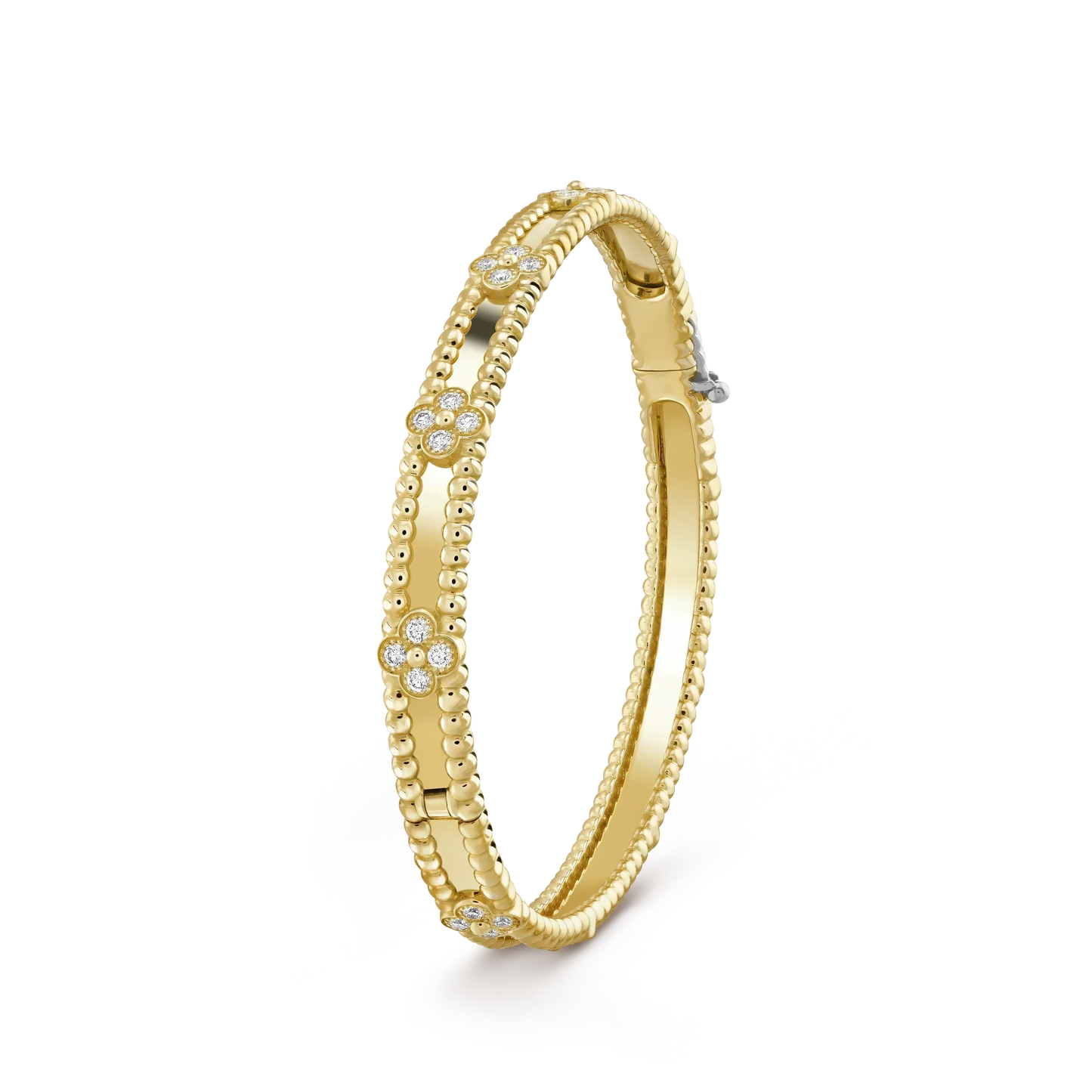 [Echo Fine ]CLOVER BRACELET 4MM DIAMONDS