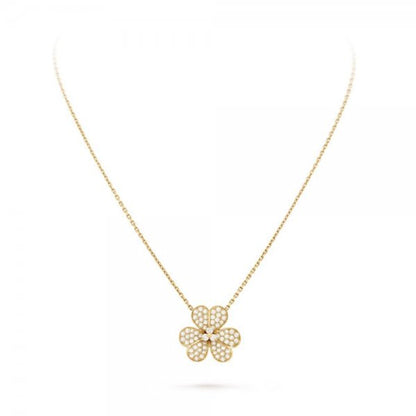 [Echo Fine ]FLOWER DIAMOND NECKLACE