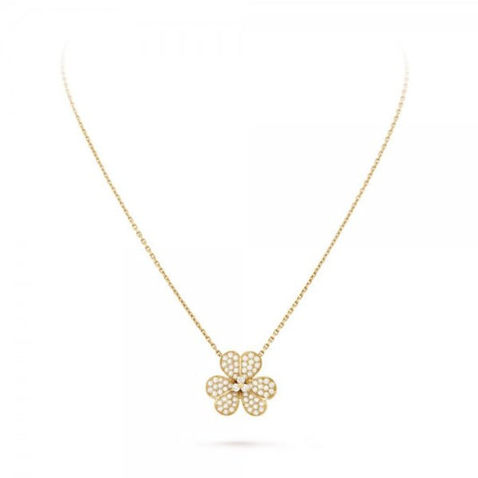 [Echo Fine ]FLOWER DIAMOND NECKLACE