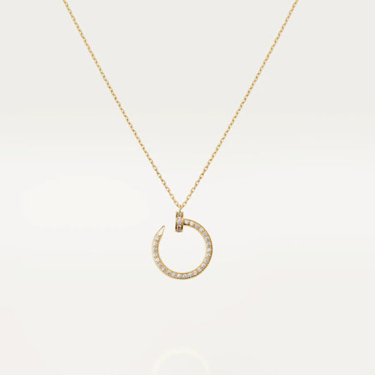[Echo Fine ]JUSTE NECKLACE GOLD DIAMONDS
