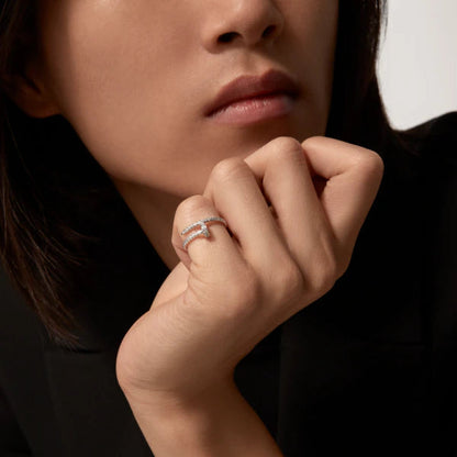 [Echo Fine ]JUSTE RING 1.8MM SILVER DIAMONDS