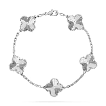 [Echo Fine ]CLOVER SILVER 5 MOTIFS BRACELET