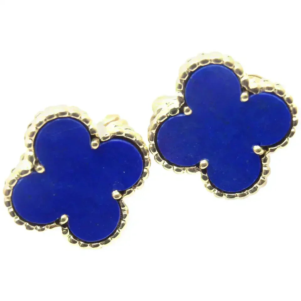 [Echo Fine ]CLOVER MINI 9.5MM TURQUOISE EARRINGS