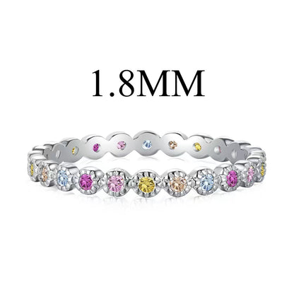 [Echo Fine ]Unique Scintillating Round Cut Daily Ring