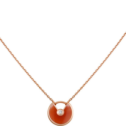 [Echo Fine ]AMULETTE GOLD CARNELIAN ONYX NECKLACE