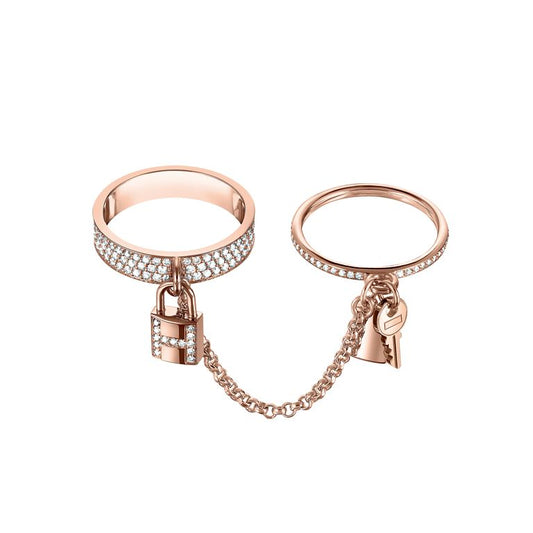 [Echo Fine ]HM KELLY CLOCHETTE DOUBLE RING IN  WITH DIAMONDS