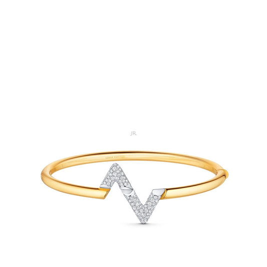 [Echo Fine ]VOLTE UPSITE DOWN GOLD DIAMOND BRACELET