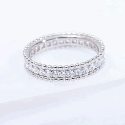 [Echo Fine ]PERLEE DIAMOND SILVER RING