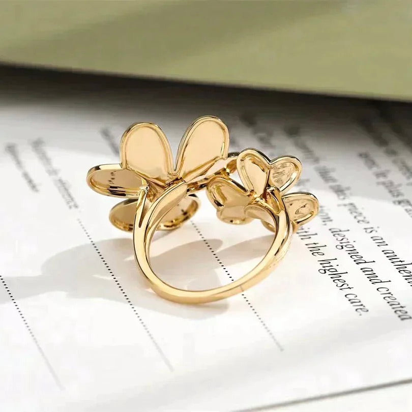 [Echo Fine ]CLOVER COMOS GOLD DIAMOND RING