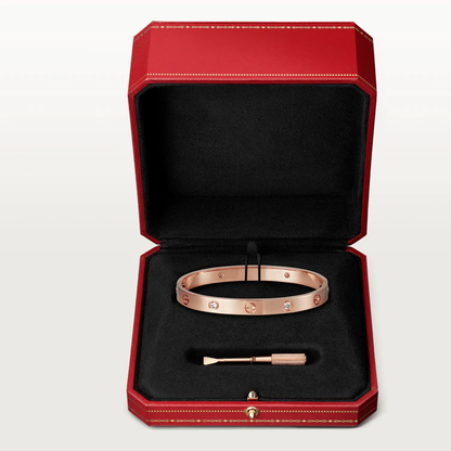 [Echo Fine ]LOVE BRACELET 6.1MM 4 DIAMONDS