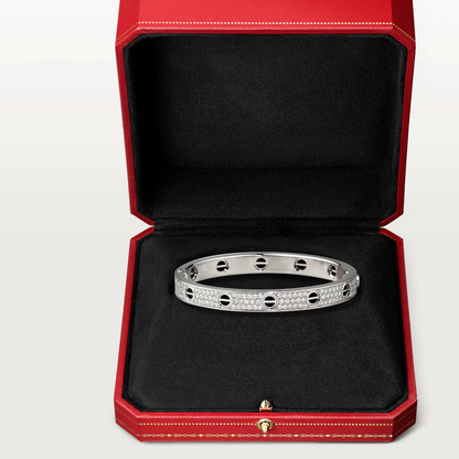 [Echo Fine ]LOVE BRACELET 6.1MM DIAMOND-PAVED CERAMIC