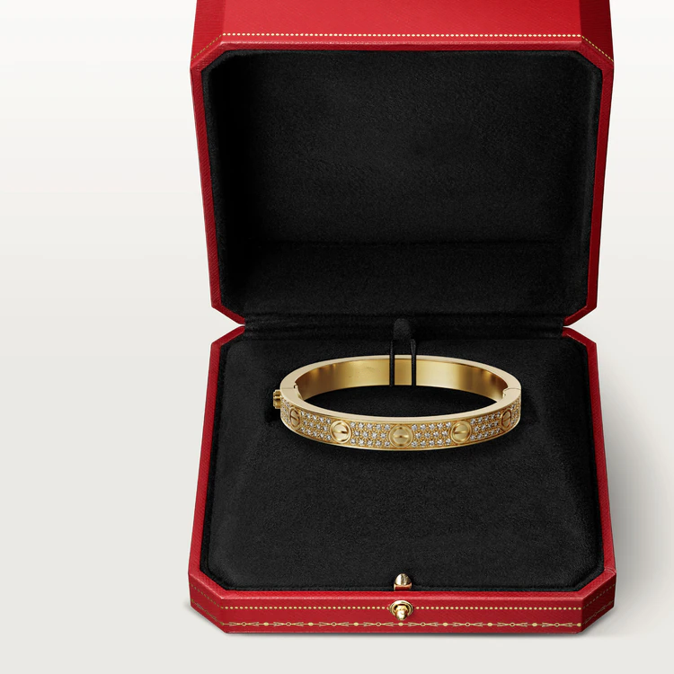 [Echo Fine ]LOVE BRACELET 6.1MM DIAMOND-PAVED