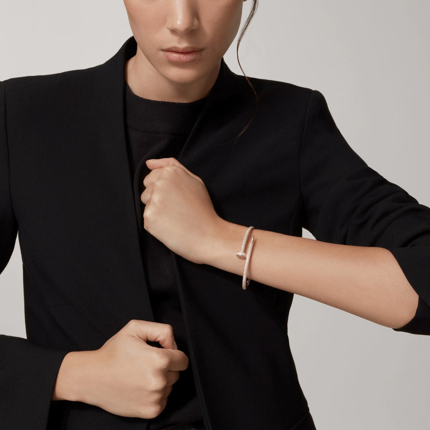 [Echo Fine ]JUSTE BRACELET 3.5MM ALL DIAMONDS