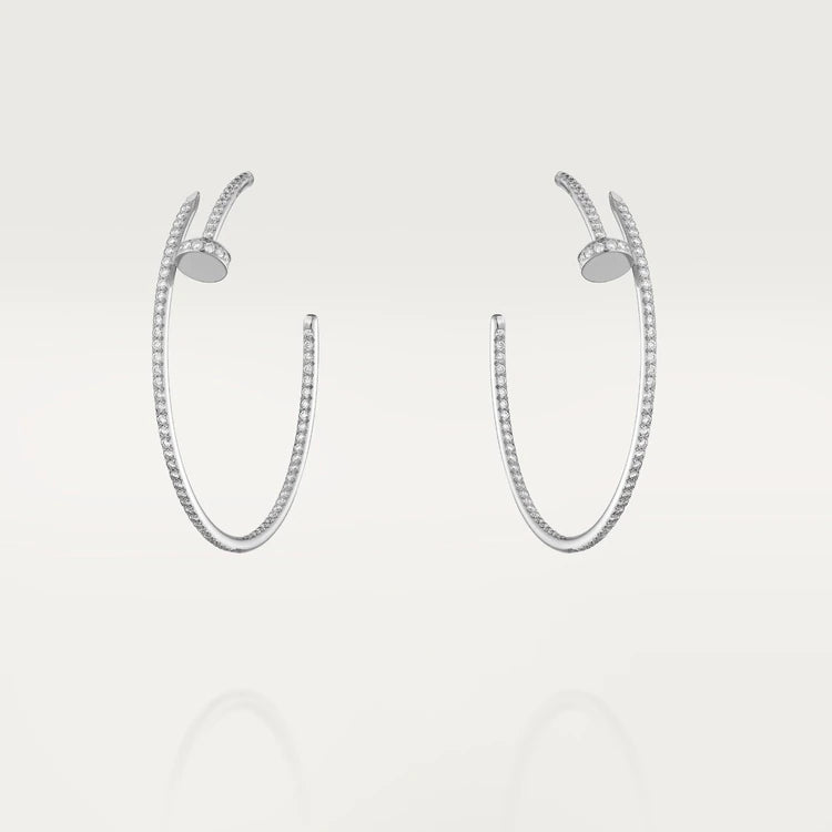 [Echo Fine ]JUSTE EARRINGS FULL DIAMONDS 1.8MM