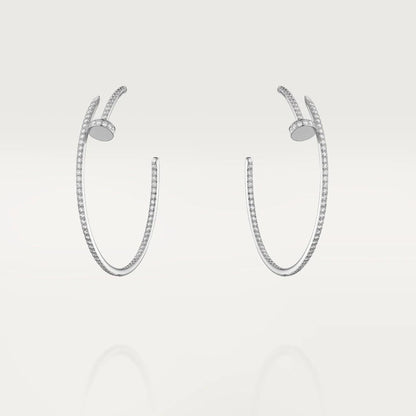 [Echo Fine ]JUSTE EARRINGS FULL DIAMONDS 1.8MM