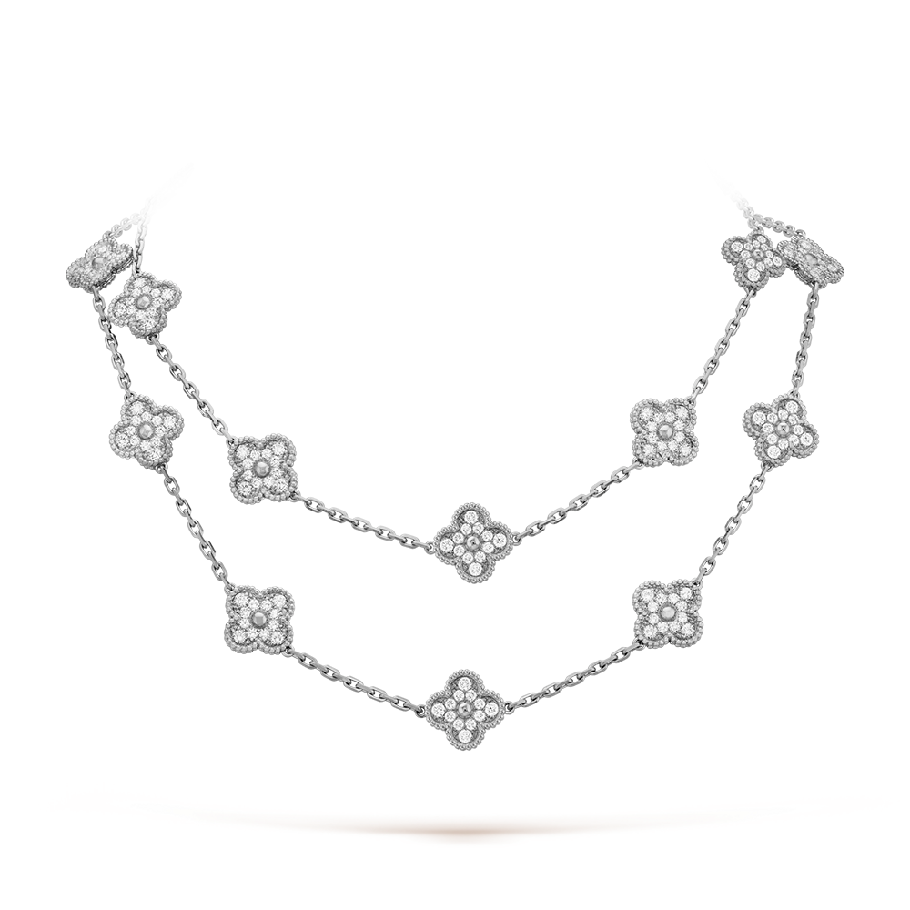 [Echo Fine ]CLOVER 20 MOTIFS DIAMOND SILVER