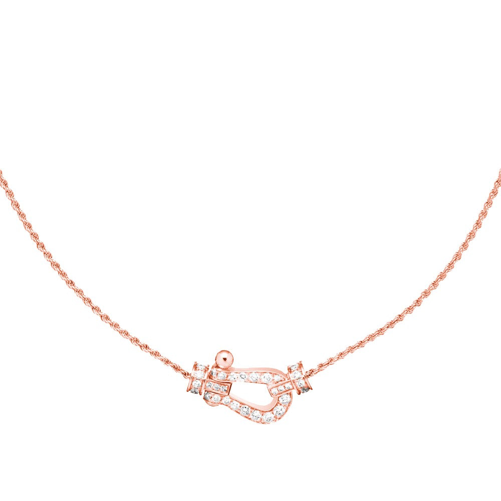 [Echo Fine ]FORCE 10 PINK GOLD DIAMOND NECKLACE