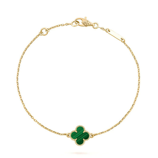[Echo Fine ]CLOVER BRACELET MALACHITE 1 MOTIF