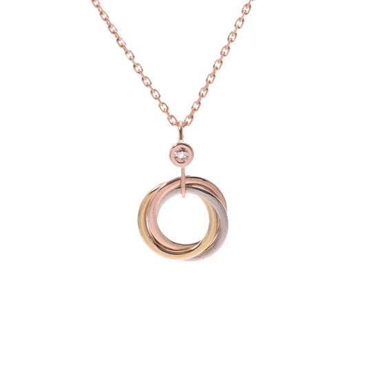 [Echo Fine ]TRINITY SILVER GOLD PINK GOLD NECKLACE