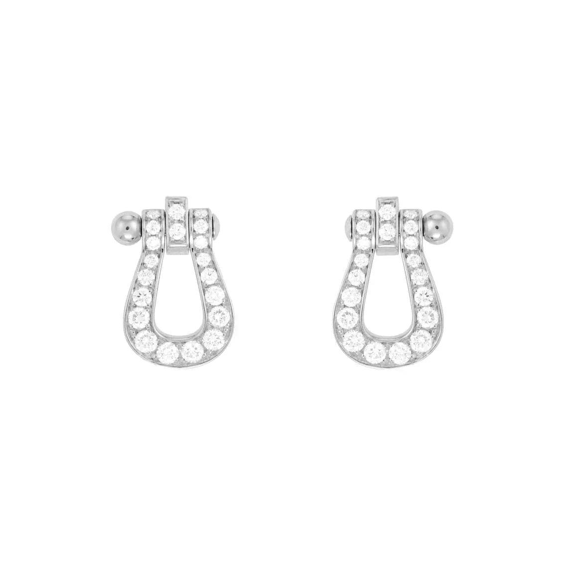 [Echo Fine ]FORCE 10 FULL DIAMOND STUD EARRINGS MINI MODEL