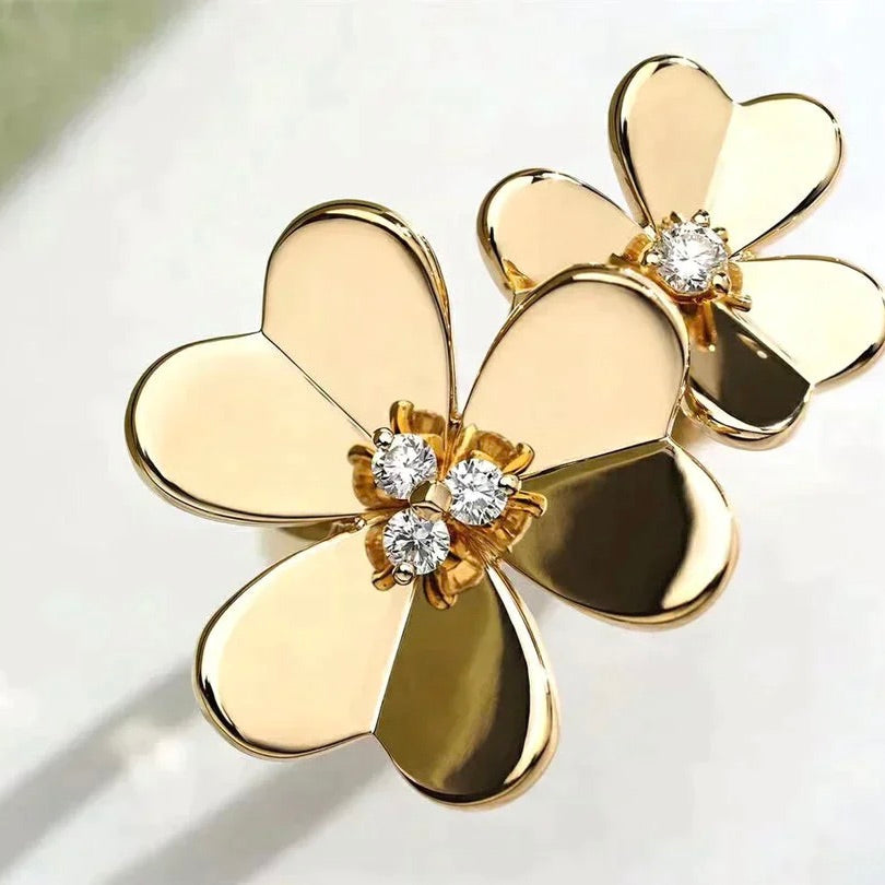 [Echo Fine ]CLOVER COMOS GOLD DIAMOND RING