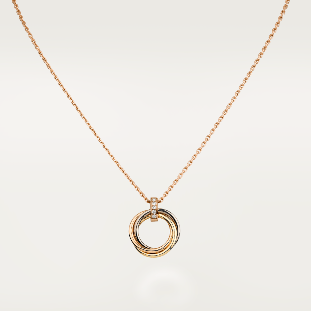 [Echo Fine ]TRINITY NECKLACE GOLD  DIAMONDS