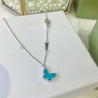 [Echo Fine ]BUTTERFLY TURQUOISE BUTTERFLY BRACELET SILVER