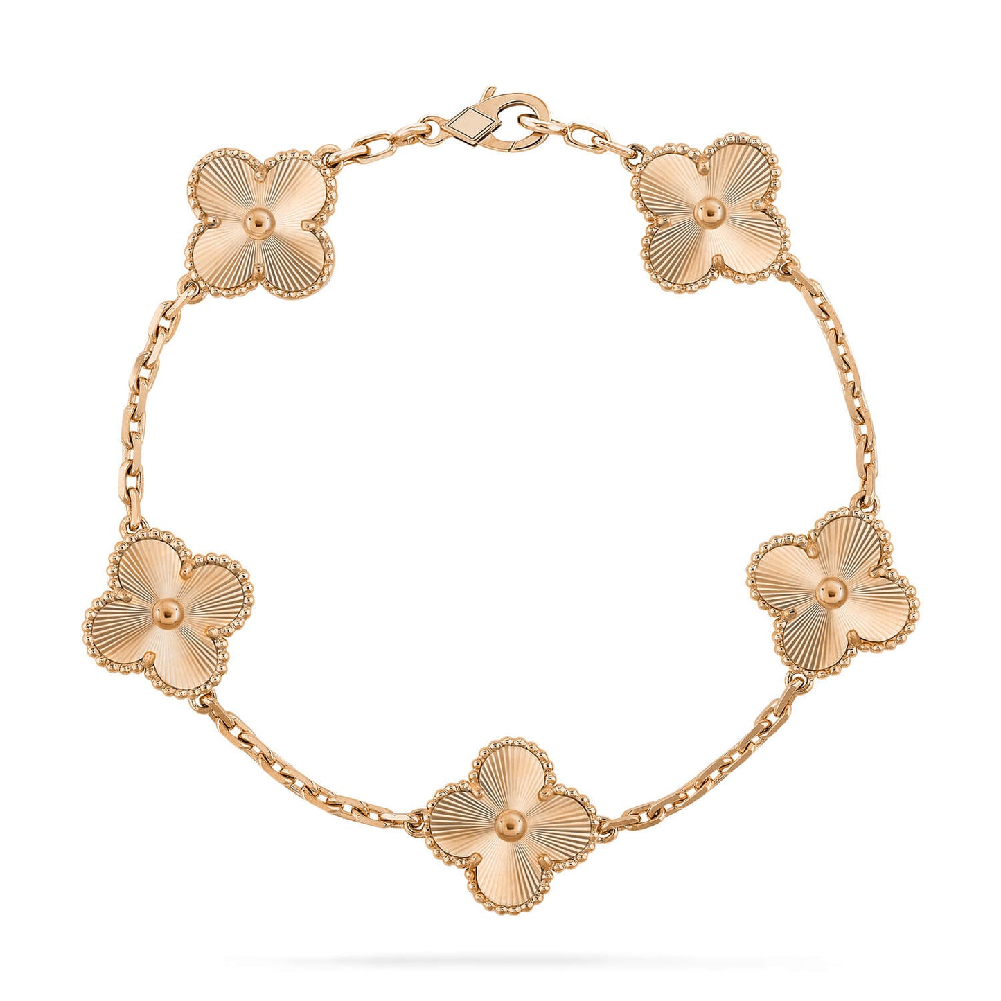[Echo Fine ]CLOVER 5 FLOWERS LASER BRACELET