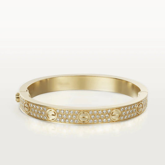 [Echo Fine ]LOVE BRACELET 6.1MM DIAMOND-PAVED