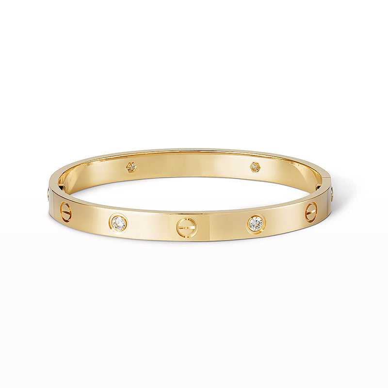 [Echo Fine ]LOVE BRACELET 6.1MM 4 DIAMONDS