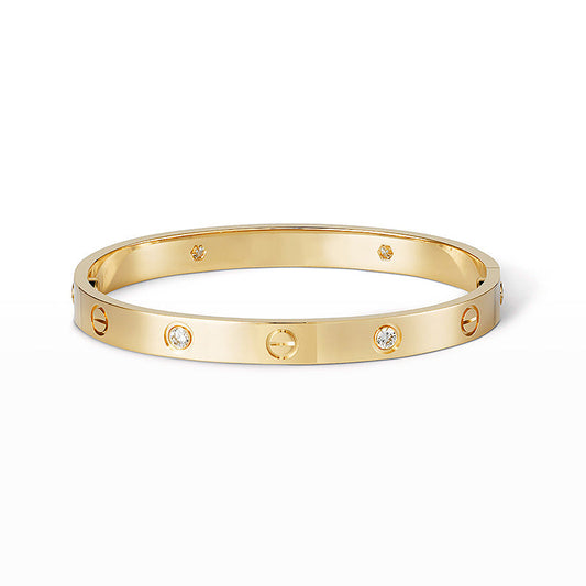 [Echo Fine ]LOVE BRACELET 6.1MM 4 DIAMONDS