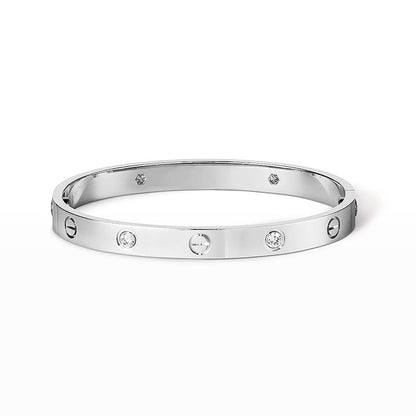 [Echo Fine ]LOVE BRACELET 6.1MM 4 DIAMONDS