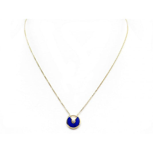 [Echo Fine ]AMULETTE ROSE GOLD AGATE NECKLACE