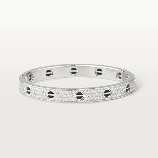 [Echo Fine ]LOVE BRACELET 6.1MM DIAMOND-PAVED CERAMIC