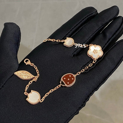 [Echo Fine ]LUCKY SPRING 5 MOTIF BRACELET