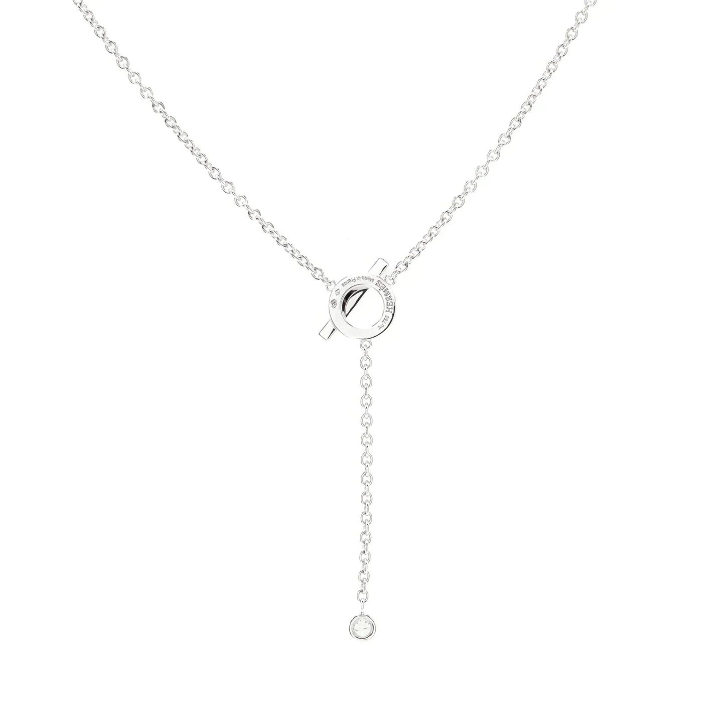 [Echo Fine ]FINESSE SILVER DIAMOND NECKLACE