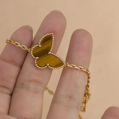 [Echo Fine ]LUCKY SPRING 5 MOTIF GOLD BRACELET