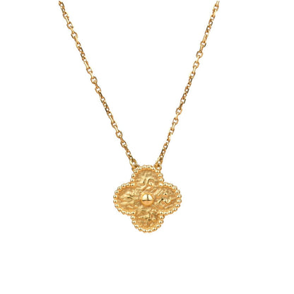 [Echo Fine ]CLOVER 15MM  BRONZING NECKLACE
