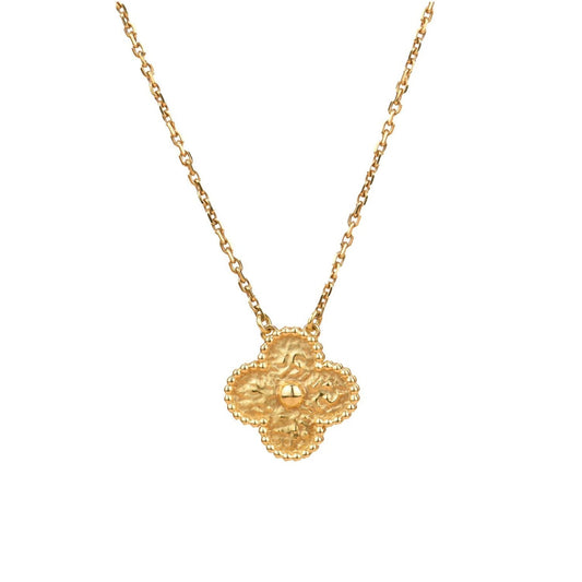 [Echo Fine ]CLOVER 15MM  BRONZING NECKLACE